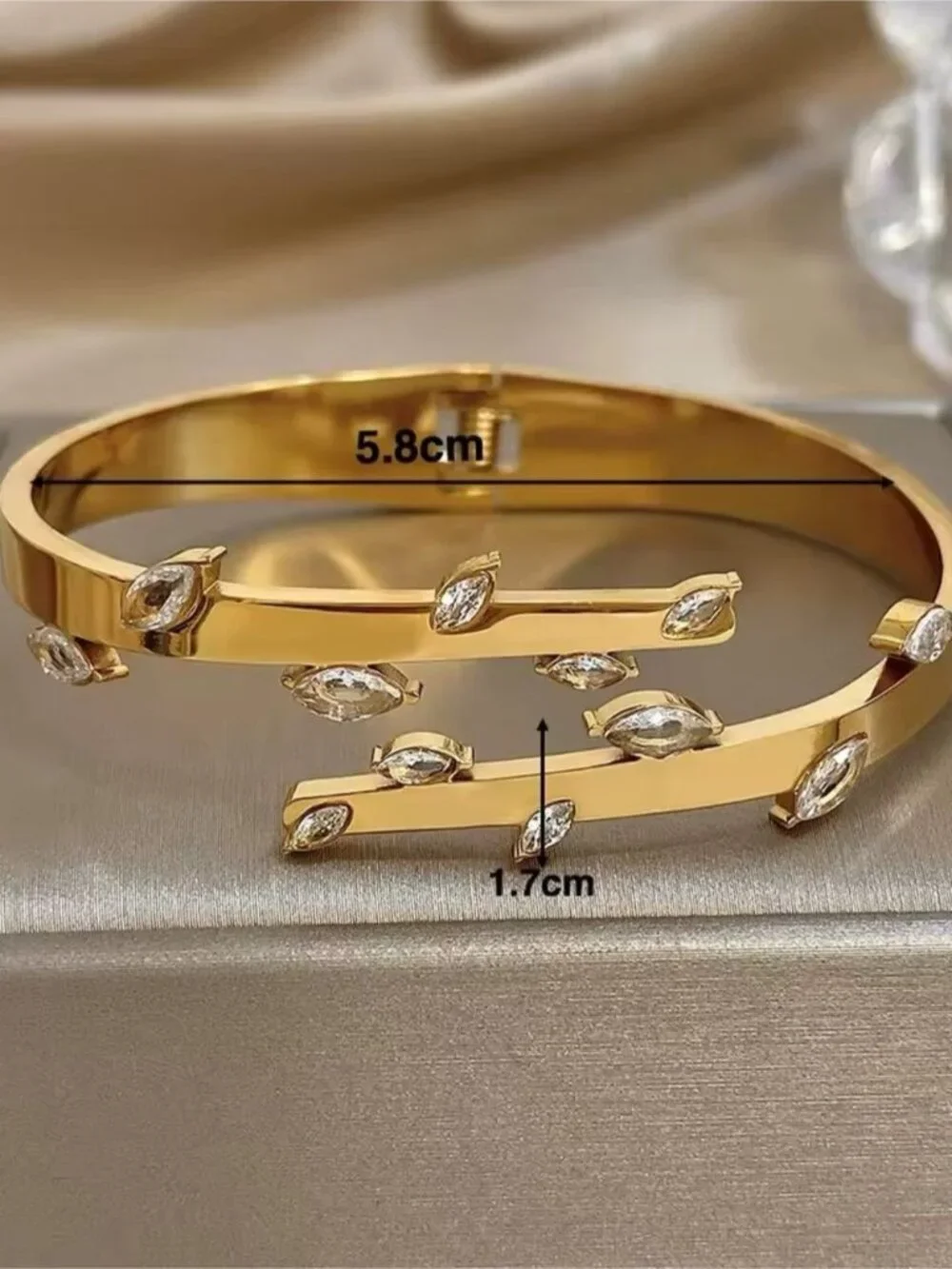 Anthropologie polished gold